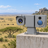 Caméra thermique PTZ de surveillance anti-chasse à longue portée pour la conservation de la faune avec vision nocturne