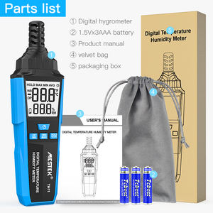 Thermomètre et hygromètre numériques multifonctionnels avec écran LCD pour <span class=keywords><strong>tester</strong></span> l'humidité des fruits, du blé et des cultures, modèle TH10 - Product Image 6