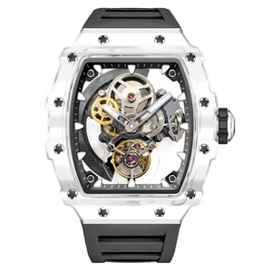 Nouvelle arrivée Montre mécanique automatique pour homme en forme de baril, luxe, étanche, OEM ODM, montres personnalisées - Product Image 3