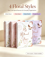 Carnet de planification avec reliure spirale, couverture personnalisée, impression offset et design personnalisable