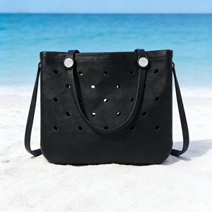 Custom Logo Wholesale New Design EVA Handbag Tote Beach Bag for Promotions and Daily Shopping