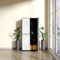 Armoire de rangement mobile moderne en acier verrouillable professionnelle pour la maison, le bureau et le salon