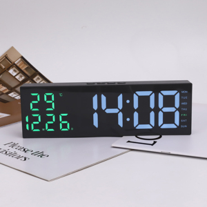 Thông Minh Jumbo LED Hiển Thị Báo Động Nhiệt Độ Đồng Hồ Với Thời Gian Ngày Tuần Báo Lại Tự Động Mờ Điều Khiển Bằng Giọng Nói Cho Nhà Văn Phòng Đồng Hồ Sử Dụng - Product Image 2