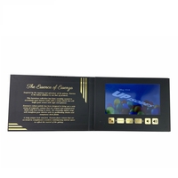 Vente directe d'usine, lecteur vidéo TFT LCD 7 pouces, carte de vœux vidéo, brochures vidéo pour la promotion des entreprises