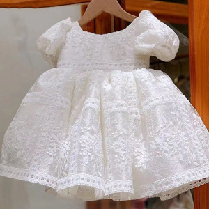Vestito per Bambina di Un Anno Stile Occidentale <span class=keywords><strong>Primavera</strong></span> 2026 Abito a Palloncino Damigella d'Onore Principessa - Product Image 1