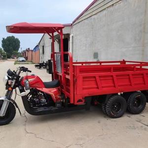 Tricycle motorisé de fret à 9 roues, moteur 350CC refroidi par eau, grande puissance, type Tuk-Tuk, vente en gros - Product Image 2