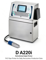Imprimante jet d'encre reconditionnée D A220i pour l'impression industrielle, imprimante pour tuyaux en PVC pour la production de produits de première nécessité, date de production