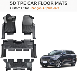 Tapis de sol TPE sur mesure pour Changan X7 Plus LHD 2024, imperméables, toutes saisons, résistants, doublures de sol de voiture OEM - Product Image 1
