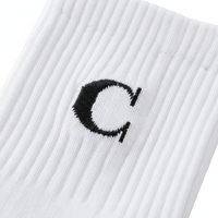Nouvelles chaussettes de sport montantes de haute qualité pour jeunes, avec logo sur le revers, respirantes, en tricot Spandex/Nylon/Coton, épaisses, pour l'été, lot de 3