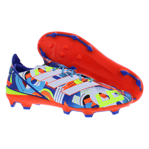 Zapatos de Fútbol Unisex Adidas Game Mode FG Color Cian Brillante/Blanco Nube/Rojo Solar |   100% Auténtico - Product Image 4