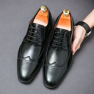 Zapatos Oxford con Cordones, Zapatos Formales para Boda, Diseño Clásico, Zapatos de Vestir de Cuero Blanco Duraderos y de Venta Caliente - Product Image 2