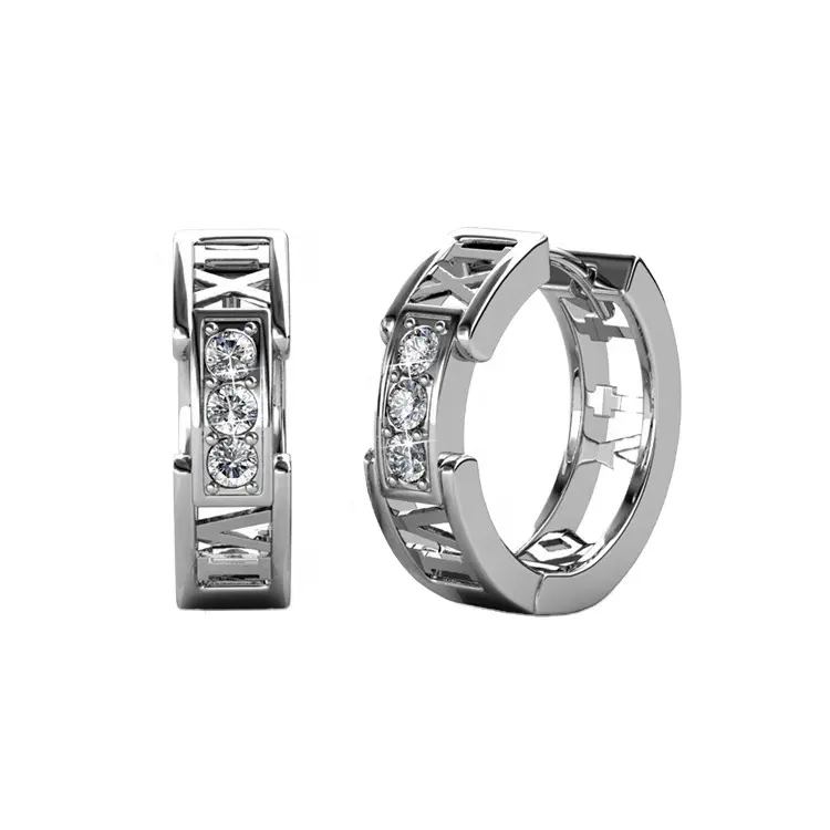 925 Sterling 925 — bijoux en cristal autrichien, boucles d'oreilles, fait à la main, accessoires de mode, bijoux idéal pour femmes