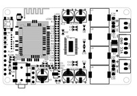 Bluetooth kartı 5.0 QCC3031/3034 amplifikatör kurulu 2x1 0W/15W bluetooth hoparlör devre