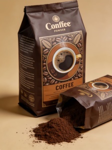 Sacchetto con Fondo a Soffietto Personalizzato Stampato in Rotocalco, Durevole, Automatico, Laminato, Termosaldato, Multiuso, Piccolo, in BOPP/VMPET/PE per Alimenti e Caffè - Product Image 3