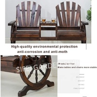 Fauteuil roulant moderne Double Lover Wagon avec Table à thé