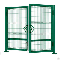 Clôture et portail en métal personnalisé à frontière simple Porte de clôture de jardin en acier galvanisé facile à assembler