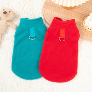 Ropa de Invierno para Mascotas, Gatos y Perros, <span class=keywords><strong>Sudadera</strong></span> Gruesa de Forro Polar de Color Sólido, Ropa Cálida para Mascotas, Estilo Oso de Peluche - Product Image 5