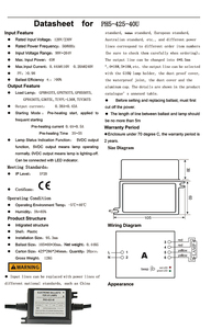 Balasto electrónico UV <span class=keywords><strong>para</strong></span> tratamiento de agua germicida con certificación CE, soporte integrado G10q, 10W-41W, 110V-240V, T5, v - Product Image 4