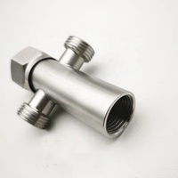 Robinet Triangle à filetage femelle, kingsong 304 robinet en acier inoxydable, vanne d'angle à filetage, Valve d'arrêt d'eau d'entrée