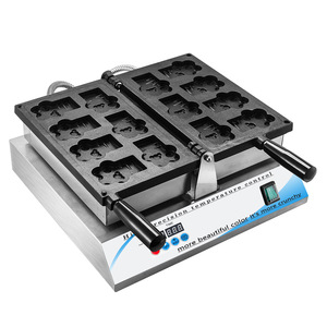 Commerciële Dieren Kattenpootvormige Wafelmaker Machine Tijgerhond Beer Kattenklauwvormige Wafelijzer - Product Image 2