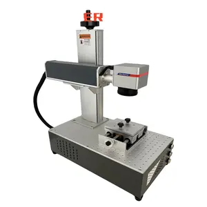 Combined Mini Fiber Laser Marking Machine for Plastic Aluminum Gold Brass Gold Marking 20w 30w 50w