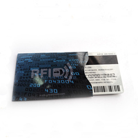 Security Anti-Theft Anti-Hacking RFID Blocking Aluminum Paper Card Sleeve Customizable Size Color for Credit/Debit/VISA Cards