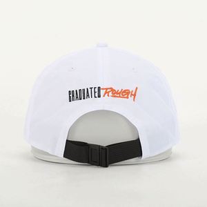 OEM Custom Sporty Common 6 Panel White Quick Dry Sports Baseball Cap Embroidery Logo Golf Dad <b>Hat</b> - Product Image 5