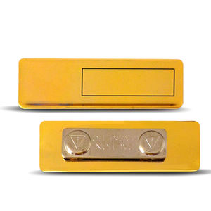 カスタム工場ソフトENAMELペイントメタルネームバッジタグロゴタイトル印刷ストアホテルレセプション用ロングストロングマグネットバッキング - Product Image 2