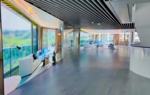 P6.25 siêu mỏng 95% cao minh bạch ba chiều Màn hình LED hiển thị trong suốt bức tường video cho cửa sổ kính - Product Image 2