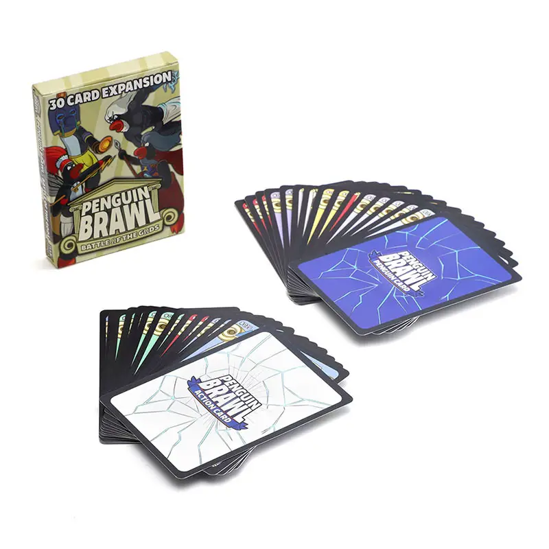 Gioco di carte di stampa di carte da gioco da tavolo di dimensioni Mini personalizzate con scatola gioco di carte per bambini gioco da tavolo in plastica RPG