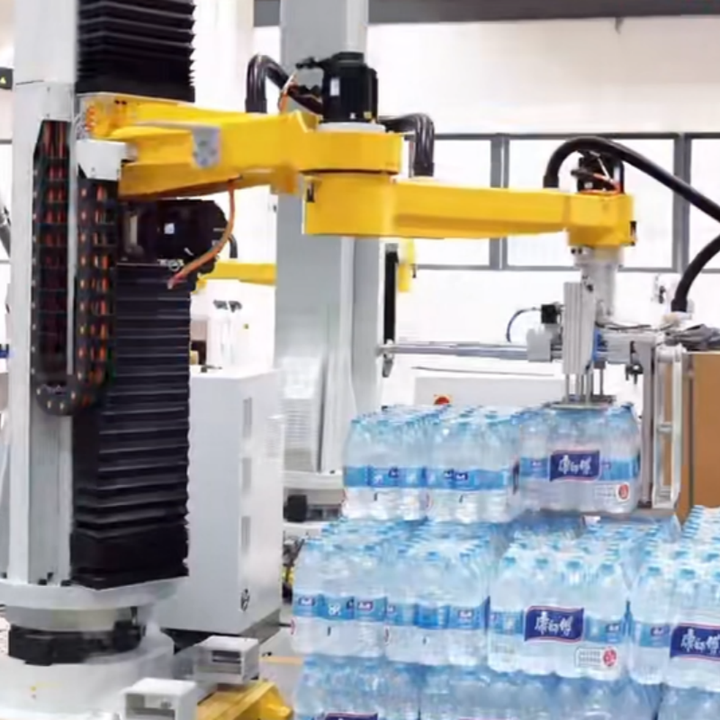 150kg Heavy Duty Column Type Palletizing Robot Automatic Water Bottle ...