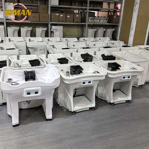 Bassin de <span class=keywords><strong>lavage</strong></span> de <span class=keywords><strong>cheveux</strong></span> portable Siman No Plumbed Head Spa, équipement de spa capillaire japonais, réservoir d'<span class=keywords><strong>eau</strong></span> de 60L et réservoir d'eaux usées de 30L - Product Image 6