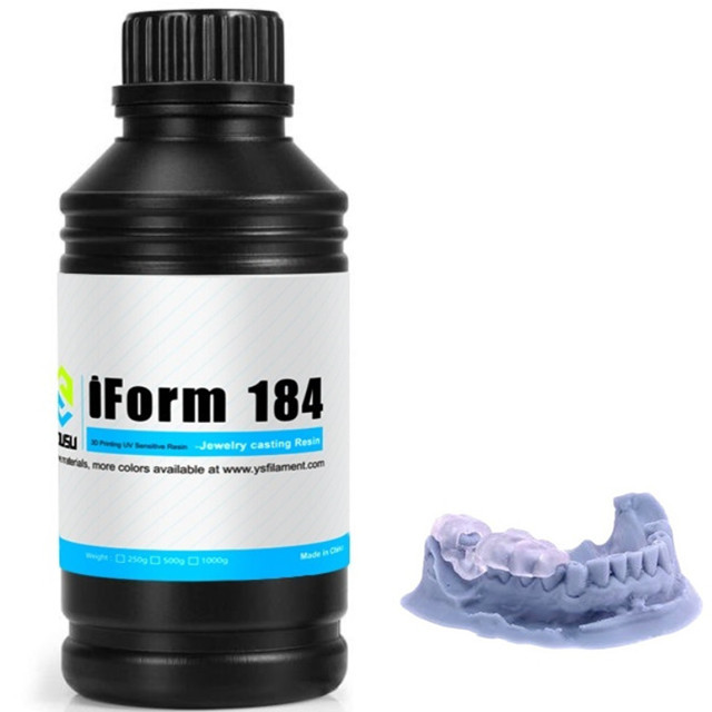 3d Printing Dental Resin 405nm Liquid Fit for LCD/DLP with Lower Shrinkage & High Precision Resin for Dental Mold