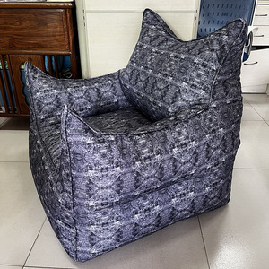 Moderno Custom Art Graffiti pintado reclinable perezoso sofá en forma de Tatami Point Bean Bag sofá con tapicería de tela - Product Image 4