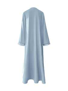 Mode modeste, vêtements islamiques pour femmes, robe longue élégante, kimono ouvert sur le devant, robe musulmane, perles, cardigans, abaya - Product Image 4