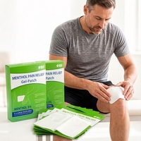 Patch Hydrogel au Menthol CSI pour Soulager la Douleur - Effet Rafraîchissant Glacé au Menthol - Soulagement Apaisant à Action Rapide pour le Dos, le Cou et les Épaules