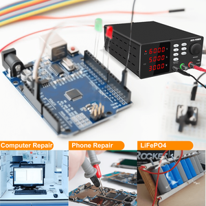 KUAIQU SPPS-S605 manopola di regolazione da laboratorio banco <span class=keywords><strong>DC</strong></span> alimentatore 60V 5A 300W LiFePO4 adattatore batteria <span class=keywords><strong>12V</strong></span> 24V 36V 48V - Product Image 3