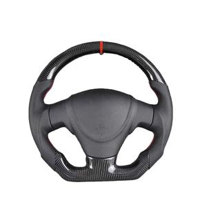 Volant de voiture sport en cuir et fibre de carbone véritable personnalisé avec LED pour <span class=keywords><strong>Toyota</strong></span> Corolla SE Hatchback chauffé 2016 2017 2020 <span class=keywords><strong>2021</strong></span> - Product Image 1