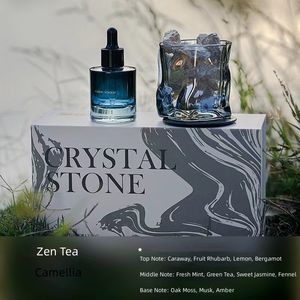 FLORESCENCE, venta al por mayor, piedra aromática, decoración interior, cristal Natural, terapia de aceite esencial de lujo, difusor de piedra de cristal, juego de regalo - Product Image 3