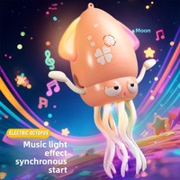 Jouet de poulpe dansant magique populaire pour enfants capteur automatique évitement d'obstacles décompression électrique calmar en plastique