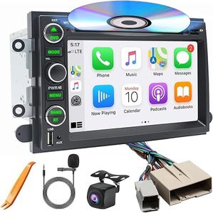 Radio para Auto con DVD y CD para Ford F150 F250 F350 2004-2014 Mustang Edge Explorer Expedition Navigator, CarPlay Inalámbrico, Android Auto, Navegador, Control de Volante - Product Image 5