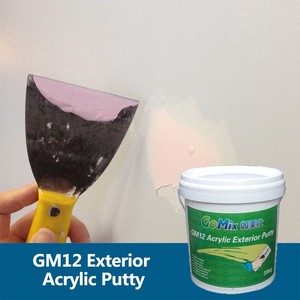 Mastic mural acrylique extérieur pour le nivellement et la décoration des murs Pâte de mastic prête à l'emploi Composé de rendu de plâtre - Product Image 5