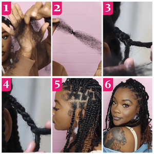 <span class=keywords><strong>Expression</strong></span> humaine tressage cheveux pré-étiré Extension Afro crépus humain tressage cheveux en vrac Extension pour les femmes noires - Product Image 5