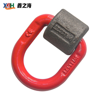 Ring Hoist Baja Paduan G80 Laris Manis, Desain Terpasang, Dilapis Galvanis, Komponen Rigging Profesional untuk Sling