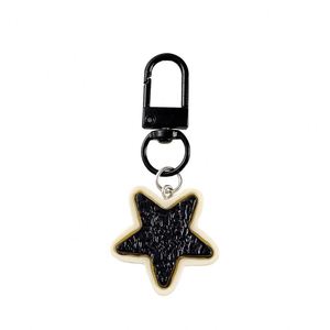 New Cartoon Black and White Star and Pentagram Cute Y2K Retro Best Friend Sweet <b>Cool</b> <b>Backpack</b> Accessory Keychain - Product Image 5