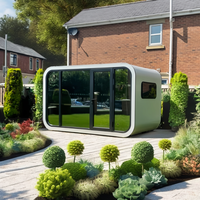Villa de Camping Moderne Insonorisée Préfabriquée Modulaire Petites Maisons Capsules Cabine Pomme Portable pour Hôtel