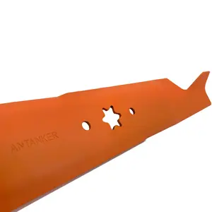 Contoh gratis MTD 742-04308 942-04308 6-Point Star orange Mower Blade untuk dek 42"