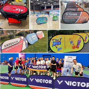 ขาตั้งจอแสดงผลแบบสองด้าน ม้วนได้ ทำจากไนลอน สำหรับใช้งานกลางแจ้ง พับเก็บได้ - Product Image 3