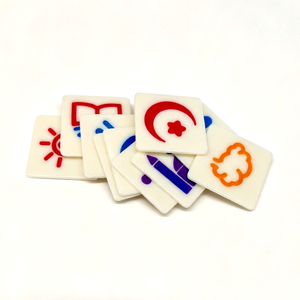 Jetons en plastique personnalisables <span class=keywords><strong>de</strong></span> forme carrée, imprimables, <span class=keywords><strong>pour</strong></span> jeux éducatifs, jetons <span class=keywords><strong>de</strong></span> comptage, accessoires <span class=keywords><strong>de</strong></span> jeux <span class=keywords><strong>de</strong></span> société - Product Image 5