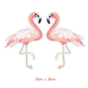 Parche Bordado Termoadhesivo de Flamenco Rosa para Ropa y Bolsos, Gran Venta - Product Image 5